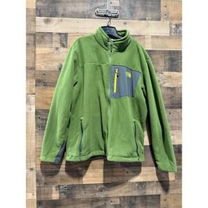The North Face- Fleece Jacket-Green- Women Size XL